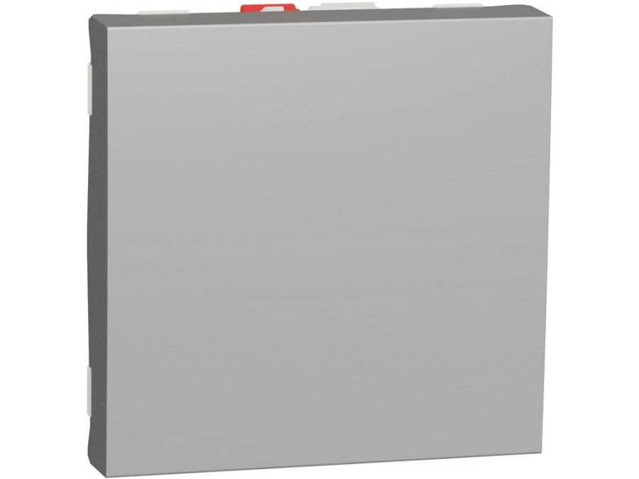 Spínač Unica č.6 2M Aluminium