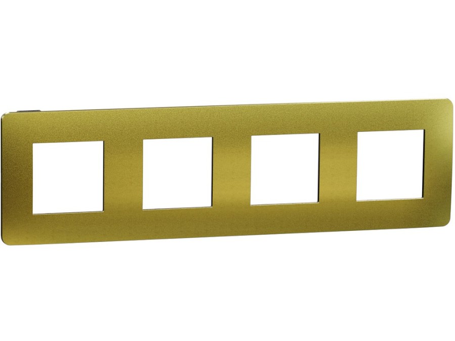 Rámeček Unica Studio Metal čtyřnásobný, Gold/Černý