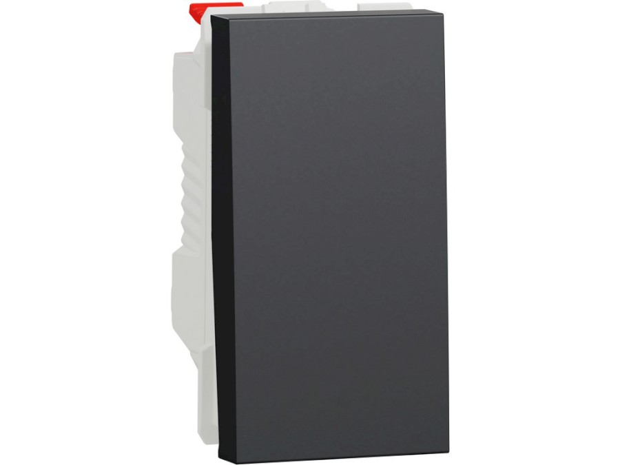 Tlačítko Unica  řazení 1/0, 1M, Antraci