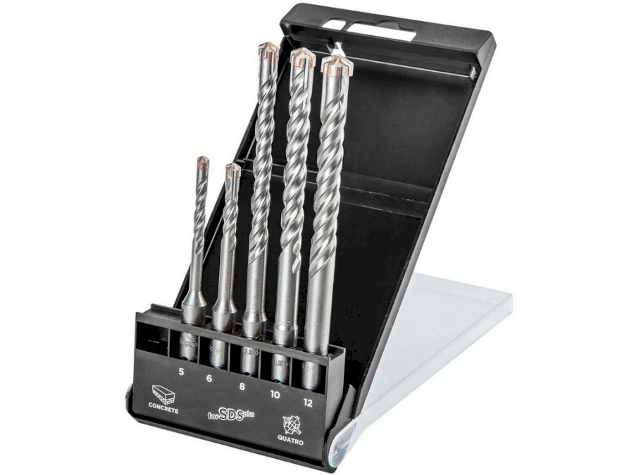 Sada vrtáků SDS vel.5,6x110mm + 8,10,12x160mm