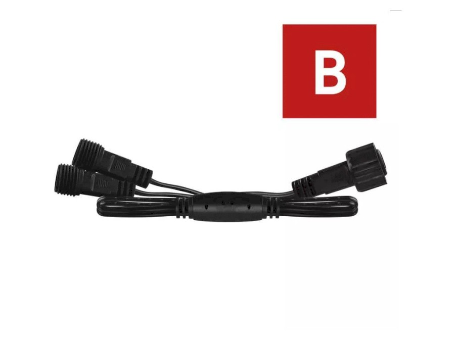 Rozbočovač STANDARD 0,5m černý (D1ZB03)