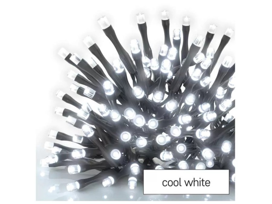 Řetěz STANDARD 100LED 10m studená bílá spojovací  (D1AC03)