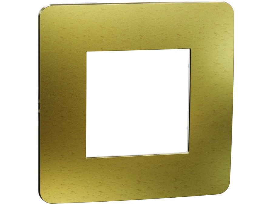 Rámeček Unica Studio Metal jednonásobný Gold/Bílý