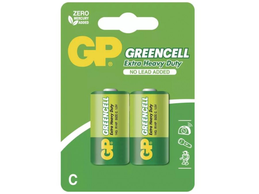 Baterie GP 14G R14  B1231 BLISTR