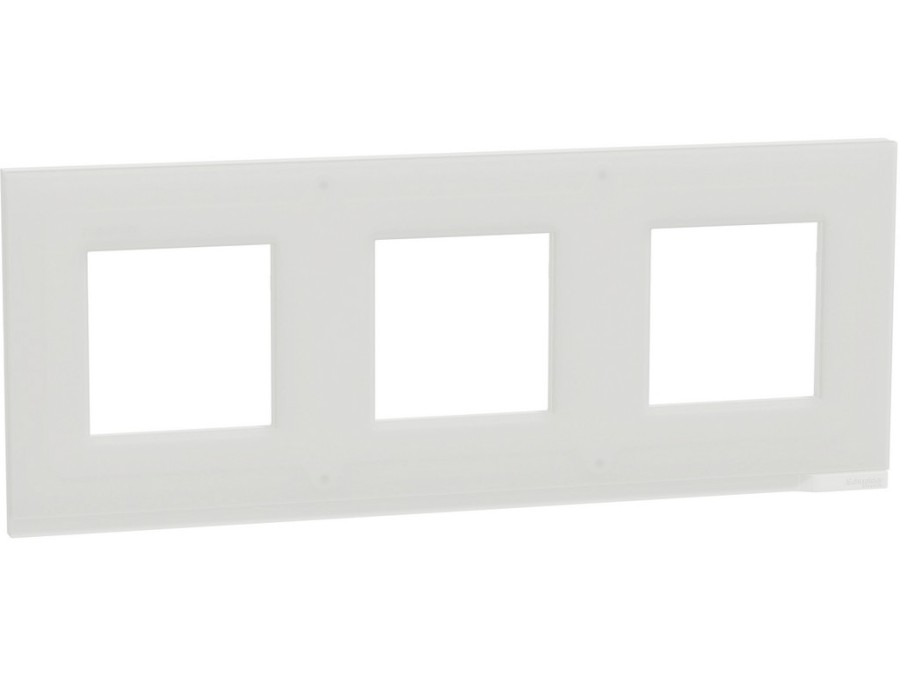 Rámeček Unica Pure trojnásobný Frosted White