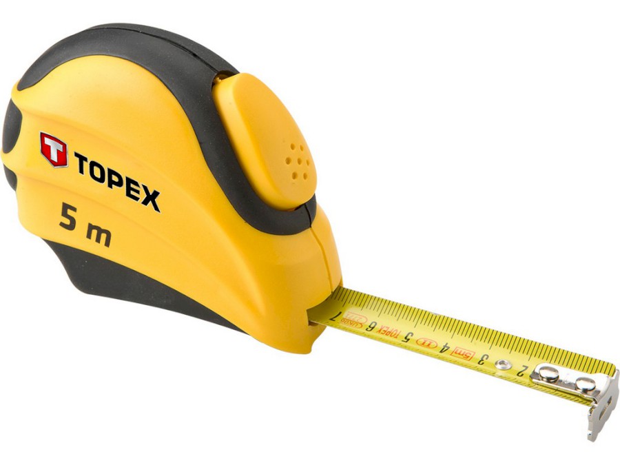 Metr svinovací 5m/19mm autostop Topex