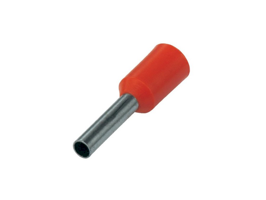 Špička PKC 1508 DI 1.5-8 lisov. PVC 1.5*8mm rudá (500ks)