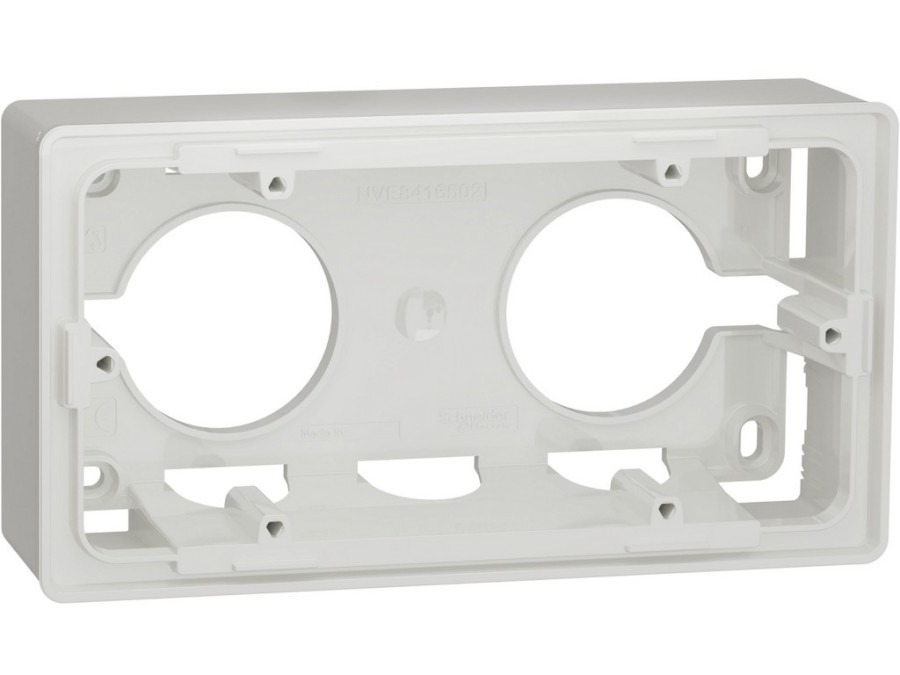 Krabice Unica na omítku dvojnásobná Bílá