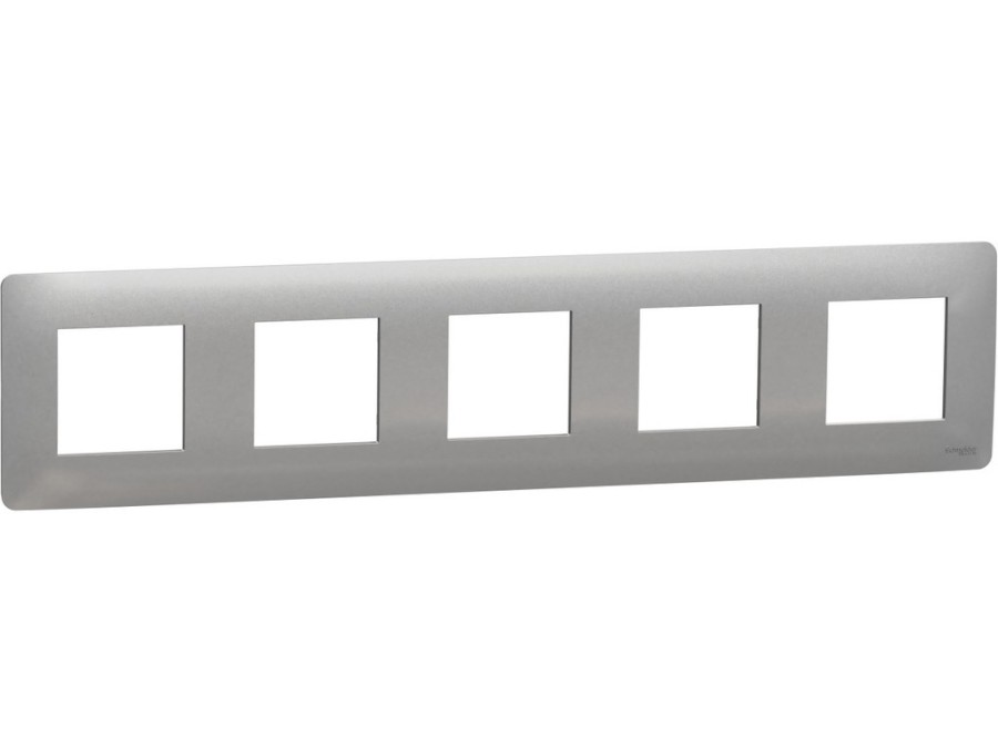 Rámeček Unica Studio pětinásobný Aluminium