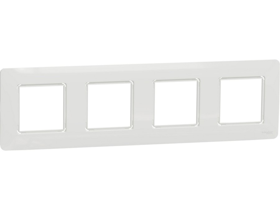 Rámeček Unica Studio Outline čtyřnásobný Bílý