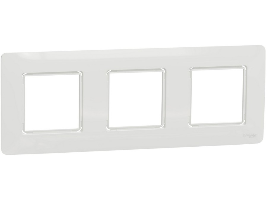 Rámeček Unica Studio Outline trojnásobný Bílý