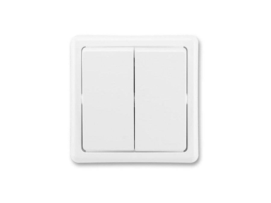 Spínač DS 1221-5B Standard č. 5B bílý řaz.6+6  0025960