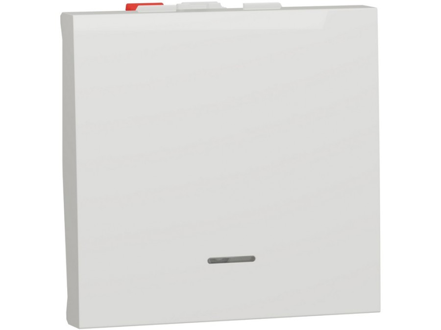 Spínač Unica č.1/0 orientační kontrolkou řazení