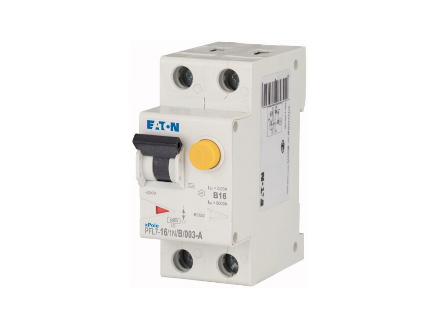 Chránič 16A/1N/B/0,03A PFL7, typ A, proudový