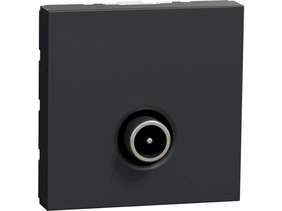 Zásuvka Unica TV indiv. 1,5dB 2M antracitová