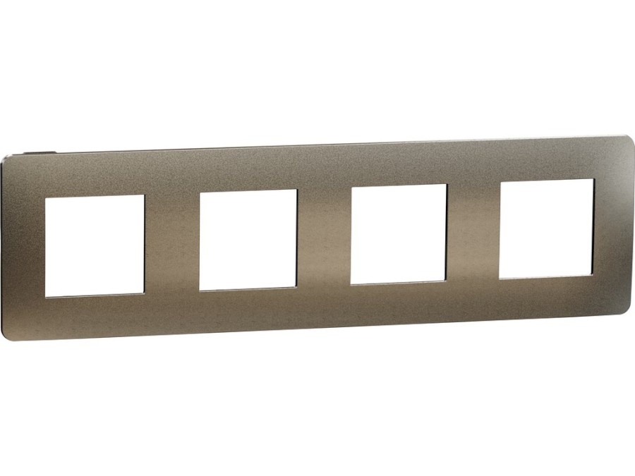 Rámeček Unica Studio Metal čtyřnásobný Bronze/Černý
