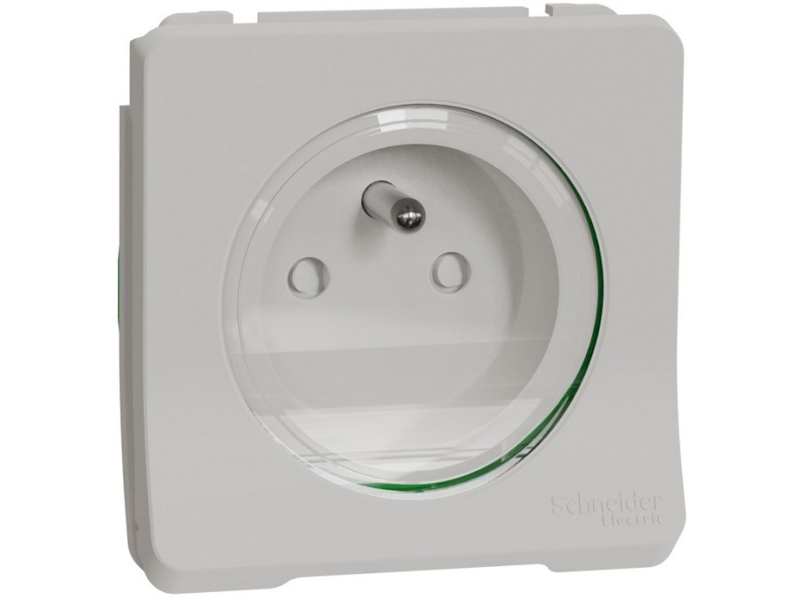 Zásuvka MUR39133 16A 2P+E, clonky, bezšroub., IP55, polar MUREVA