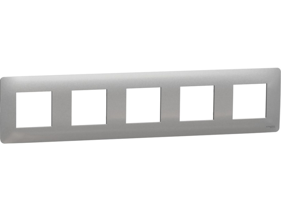 Rámeček Unica Studio pětinásobný Aluminium