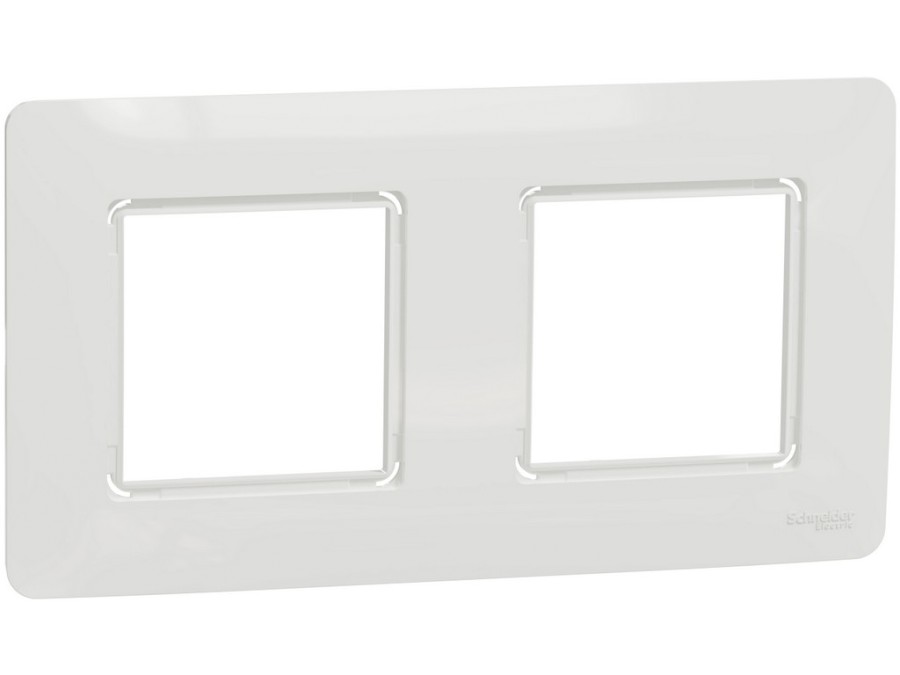 Rámeček Unica Studio Outline dvojnásobný Bílý