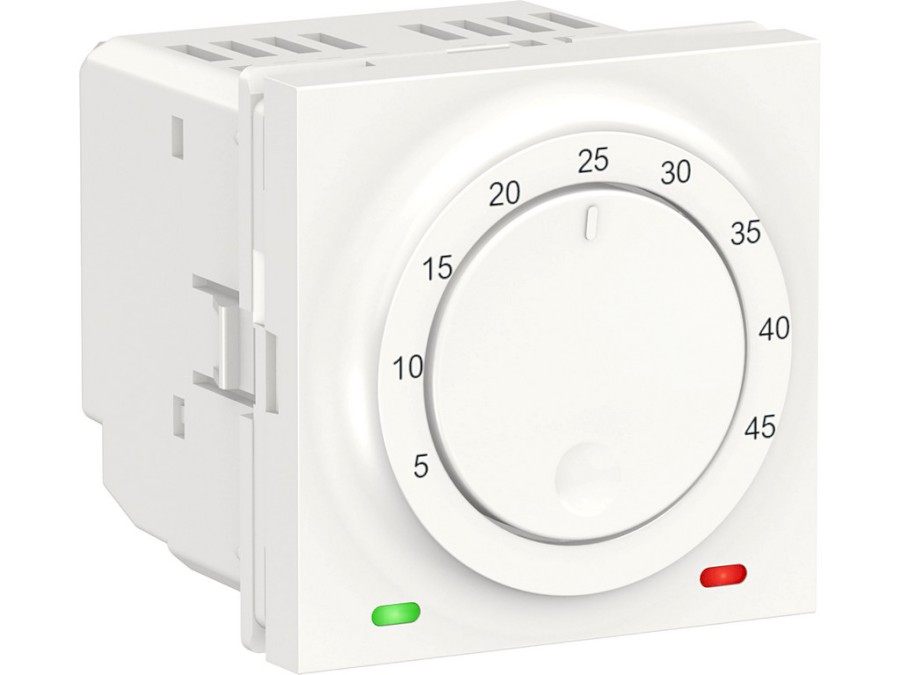 Termostat Unica podlahový otočný 2M Bílý