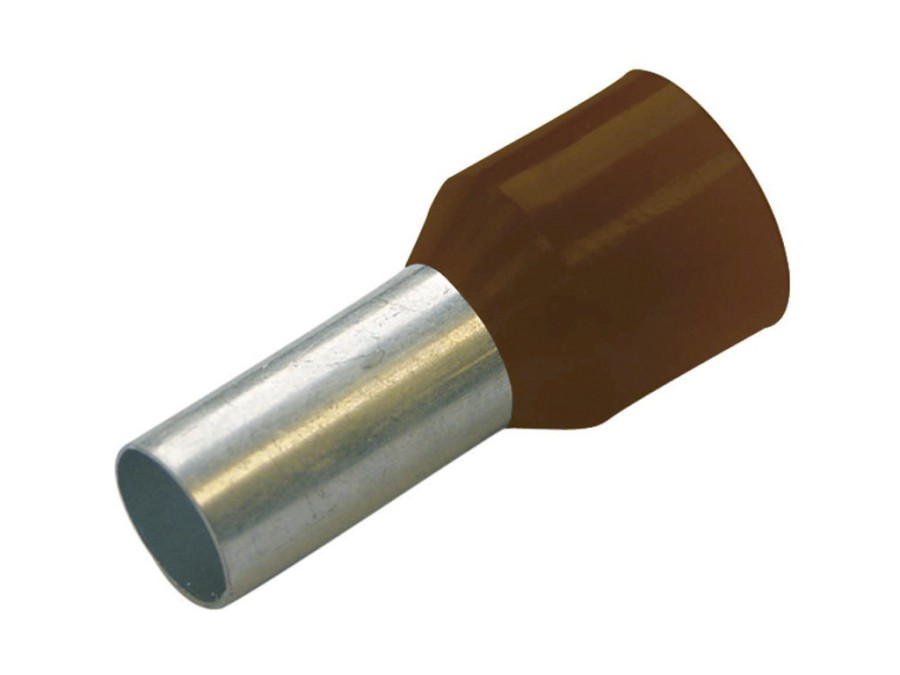 Špička PKC 25016 DI 25-16 lisov. PVC 25*16mm hnědá (50ks)