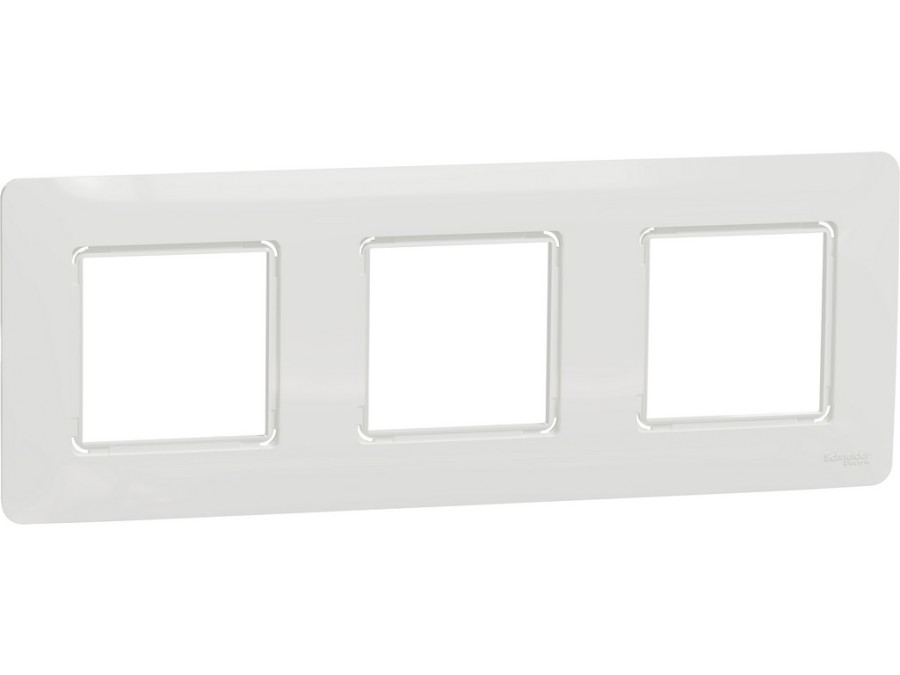 Rámeček Unica Studio Outline trojnásobný Bílý