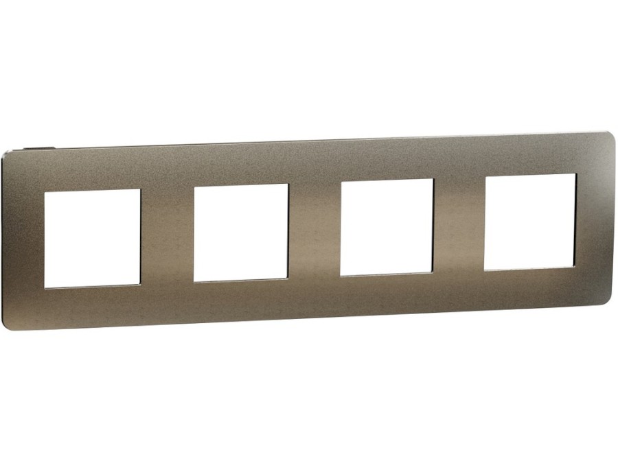 Rámeček Unica Studio Metal čtyřnásobný Bronze/Černý