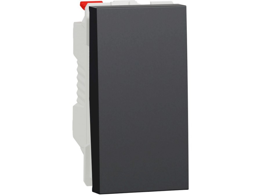 Tlačítko Unica  řazení 1/0, 1M, Antraci