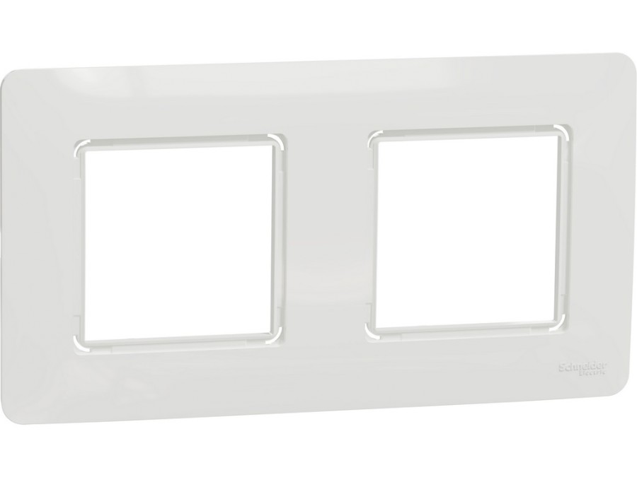 Rámeček Unica Studio Outline dvojnásobný Bílý