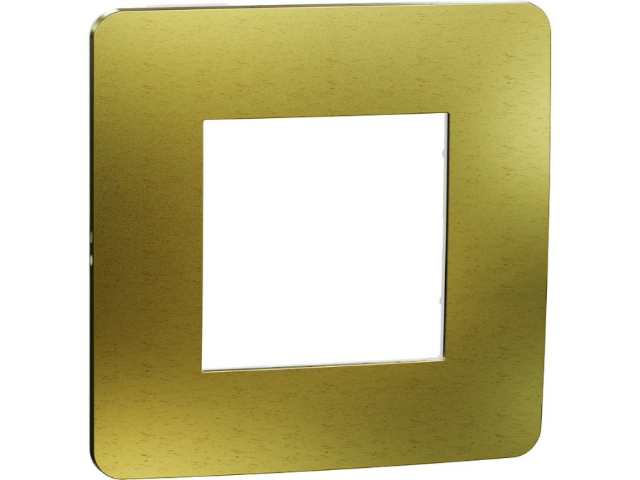 Rámeček Unica Studio Metal jednonásobný Gold/Bílý