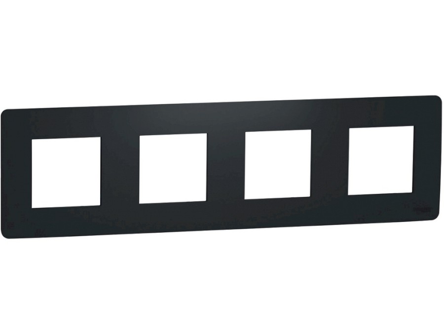 Rámeček Unica Studio čtyřnásobný Antracit