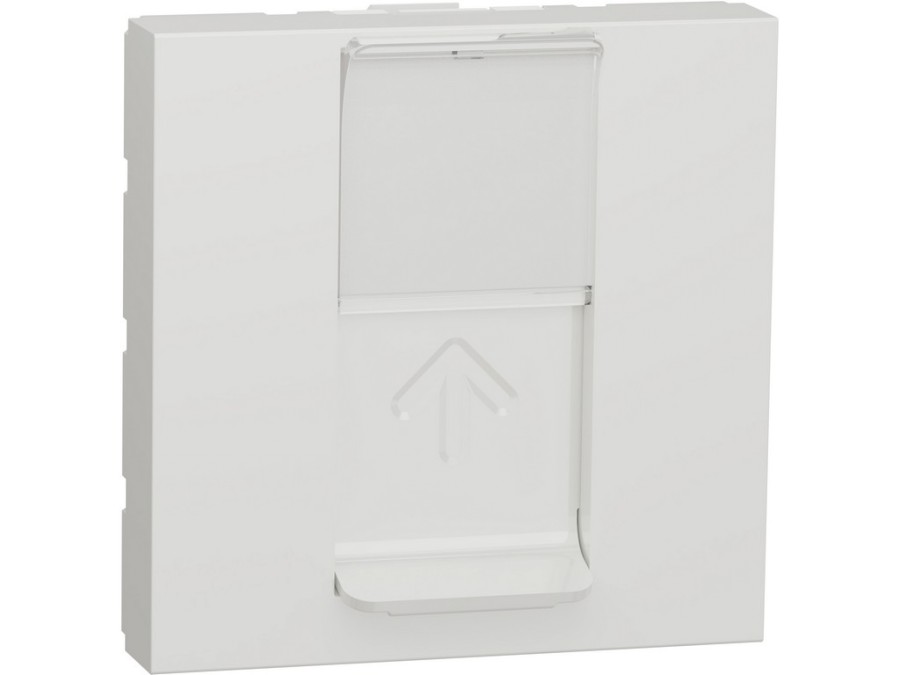 Zásuvka Unica datová 1xRJ45 Kat.5e UTP 2M Bílá