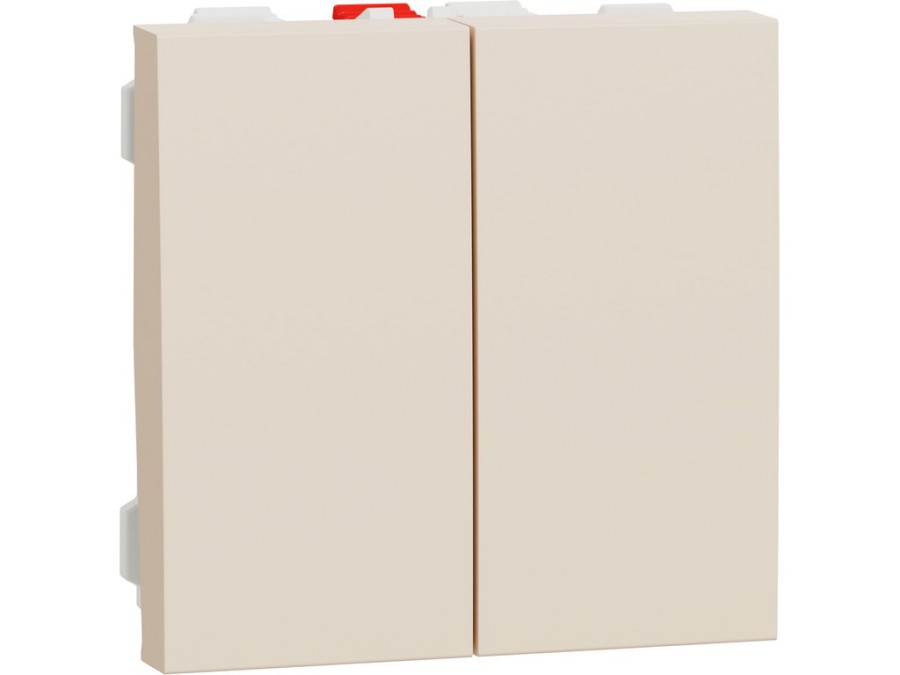 Spínač Unica č.6+6 2M Béžový