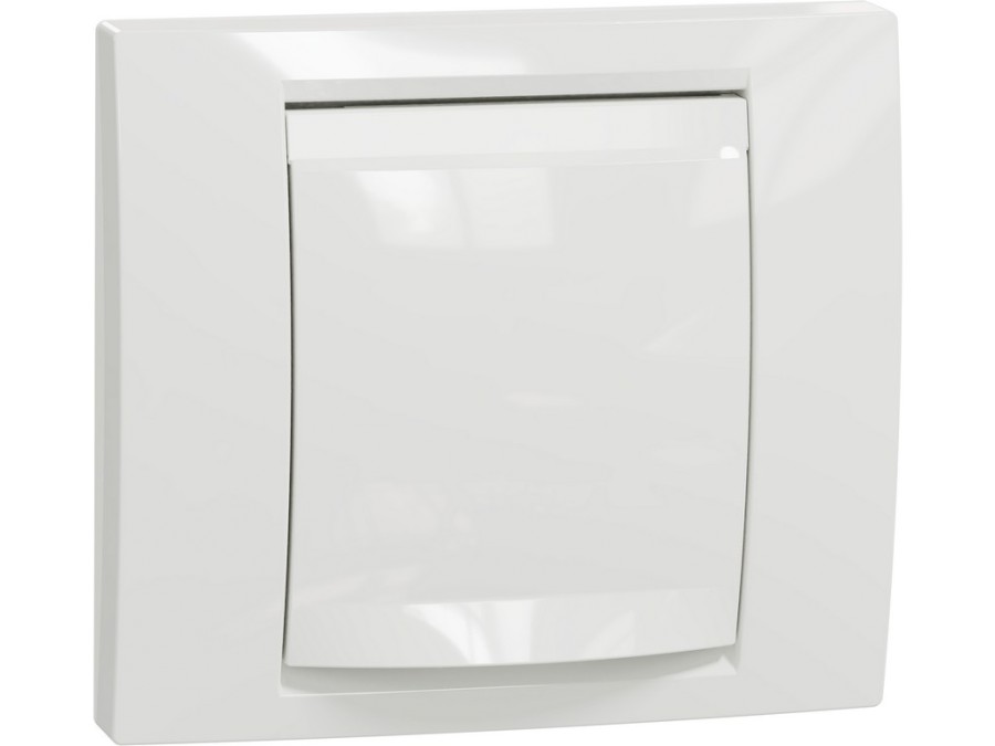 Rámeček Unica Studio jednonásobný IP44 Bílý