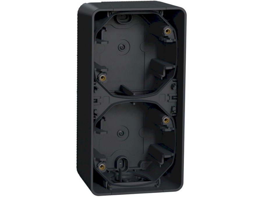 Krabice MUR37912,dvojitá,vertikální,antracit