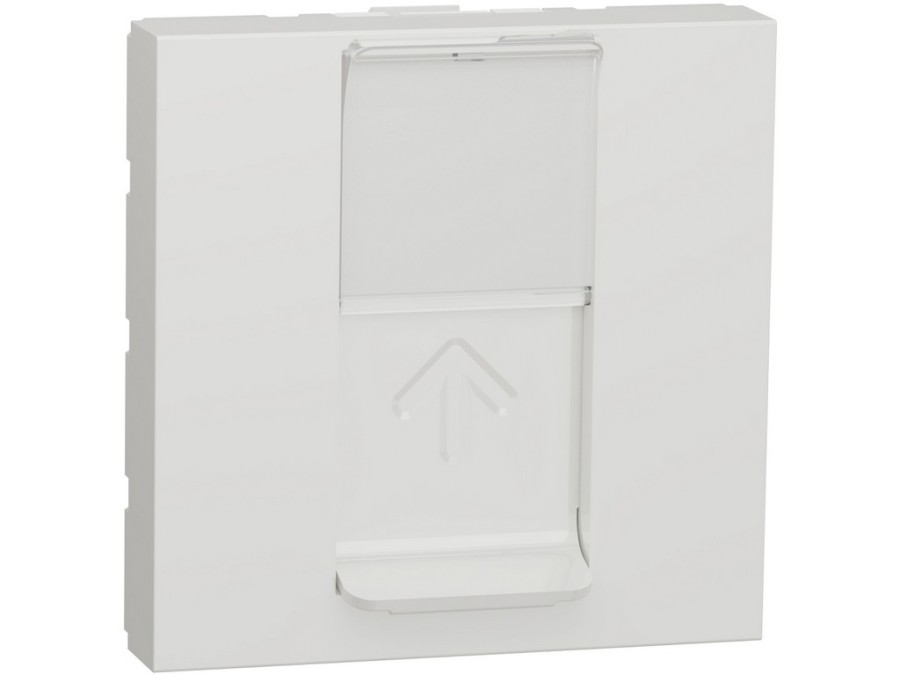 Zásuvka Unica datová 1xRJ45 Kat.5e UTP 2M Bílá