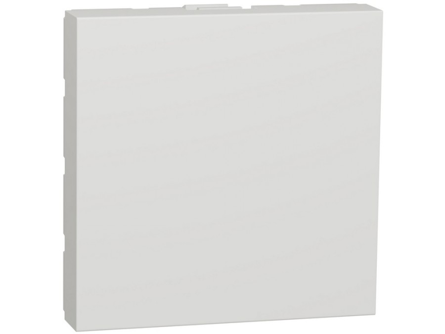 Záslepka Unica 2 modul Bílá