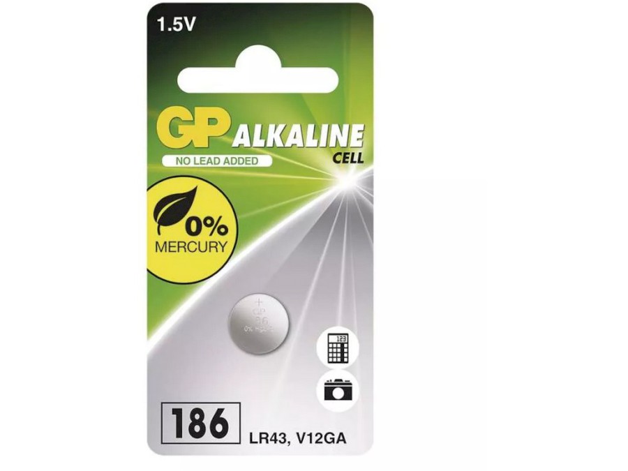 Baterie GP alkalická knoflíková 186F (LR43) 1BL
