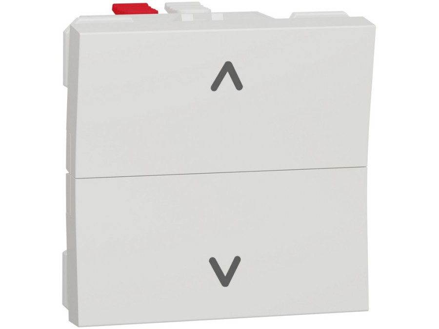 Spínač UNICA č.6A 2M žaluziový Bílý