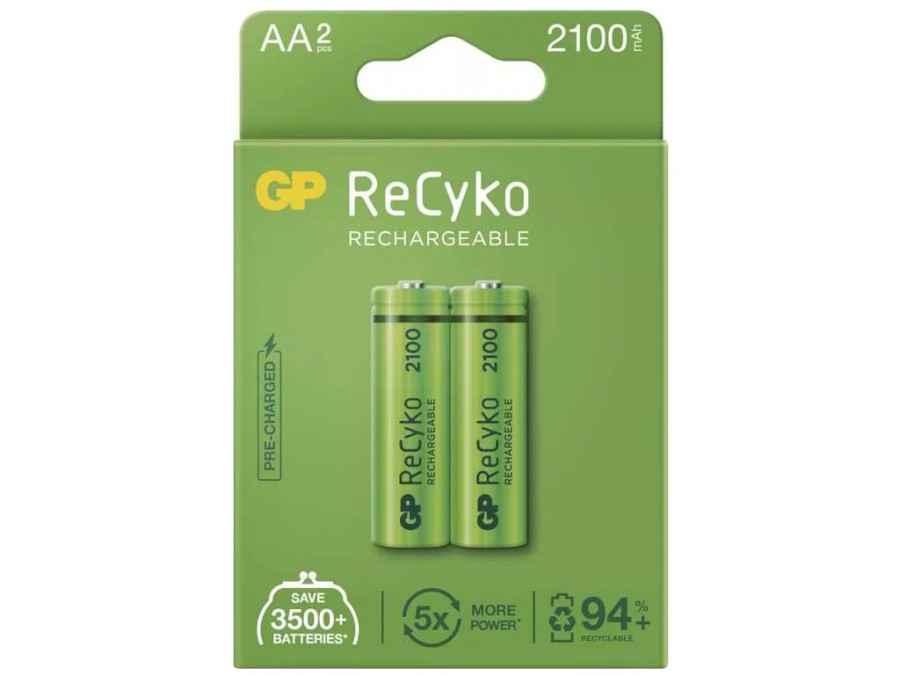 Baterie GP AA 2100mAh HR6 ReCyko (bal. 2 KS)