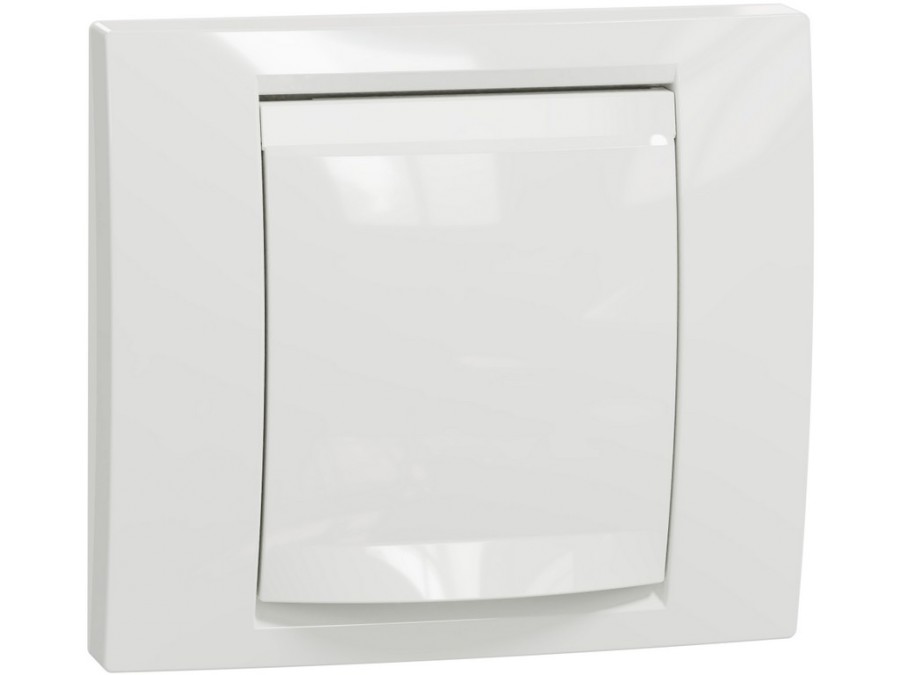 Rámeček Unica Studio jednonásobný IP44 Bílý