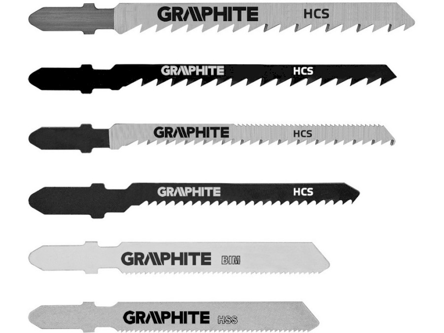 Sada pilových plátů 6ks Graphite