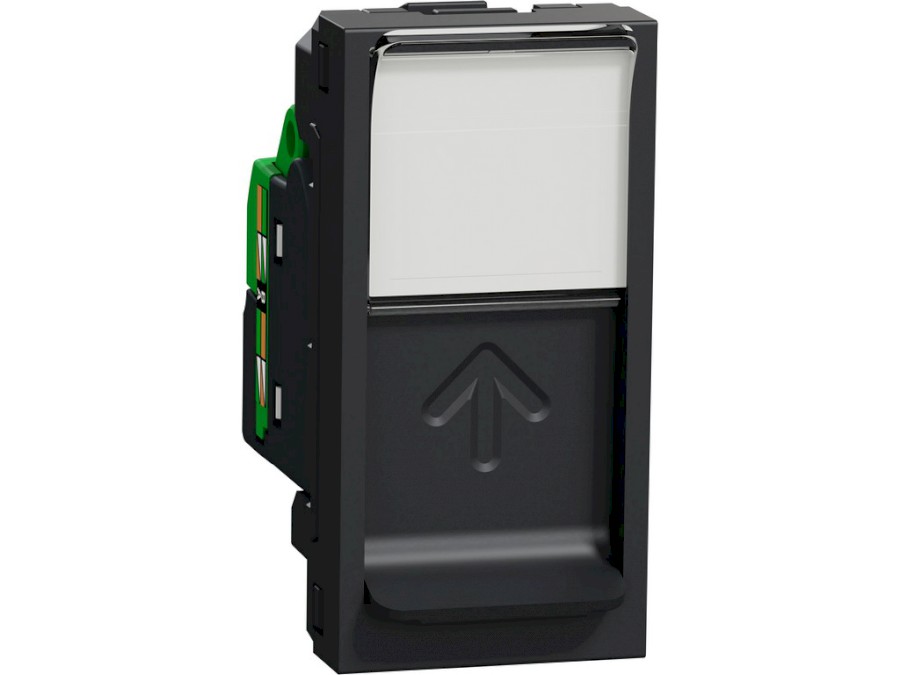 Zásuvka Unica datová 1xRJ45 Kat.5e UTP 1M Antracit