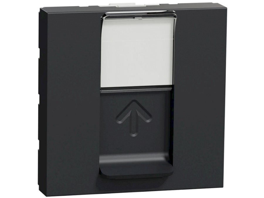 Zásuvka Unica datová 1xRJ45 Kat.5e UTP 2M Antracit