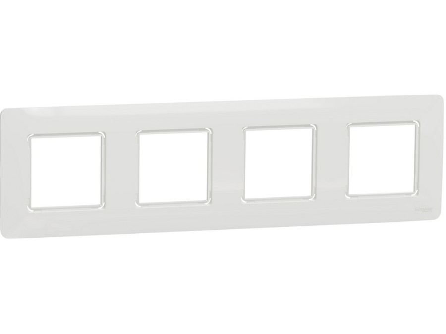 Rámeček Unica Studio Outline čtyřnásobný Bílý